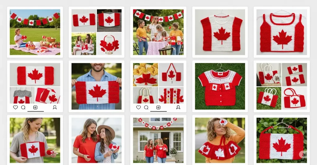 Canada day Crochet
